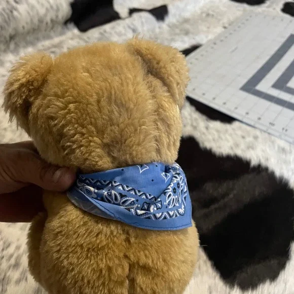 Beariff the Sheriff Plush Teddy Bear Tan Brown Cowboy Western Stuffed Animal Toy - Picture 2 of 5